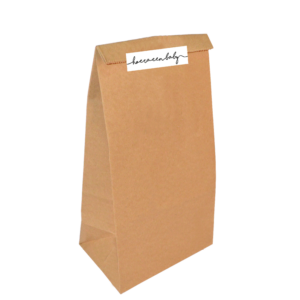 Blokzakken kraft 14x8x26cm (5st)