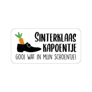 Stickers Sinterklaas kapoentje