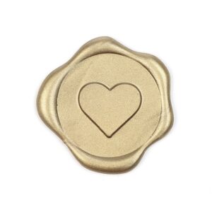 Stickers Wax Seal goud (2st)