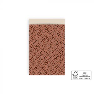 Inpakzakjes terra dots – M