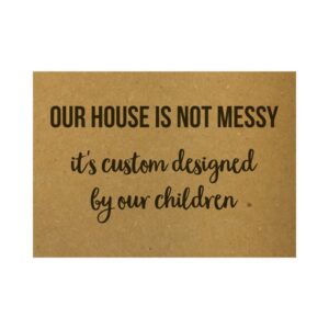Ansichtkaart I messy house