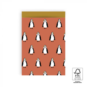 Inpakzakjes penguin - L (5st)