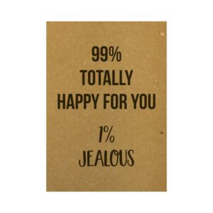 Ansichtkaart "jealous"