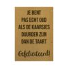 Ansichtkaart "kaarsjes"