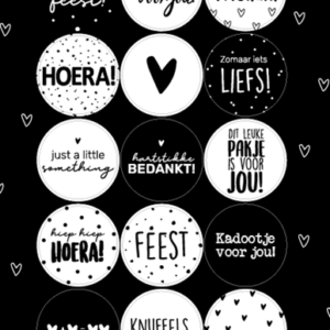 Stickervel 15 verschillende stickers