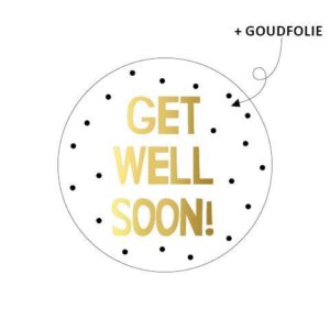 Stickers 'get well soon' (10st)