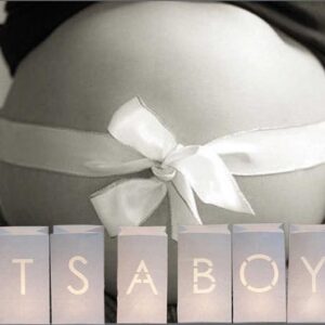 Candlebag set 'IT'S A BOY!'