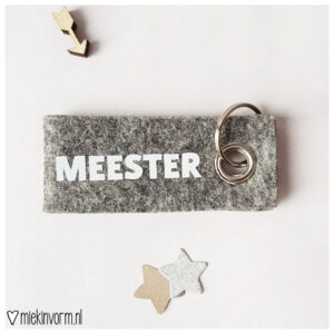 Sleutelhanger 'MEESTER'
