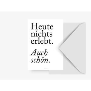 Ansichtkaart 'Auch schön'