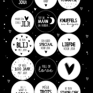 Stickervel I liefde (15st)