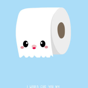 Ansichtkaart I WC rol