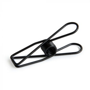 Fish clip zwart 10x15mm (5st)