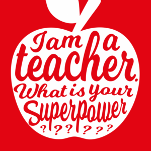 Ansichtkaart I Teacher superpower