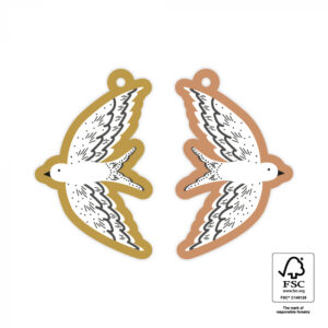 Gift tag duo - birds