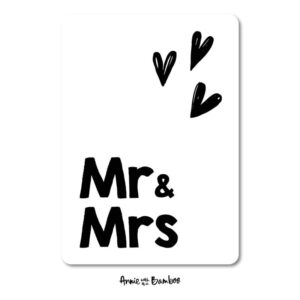 Ansichtkaart I Mr & Mrs