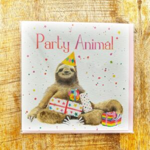 Kaart I Luiaard party animal