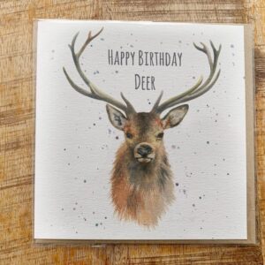 Kaart I Happy Birthday Deer