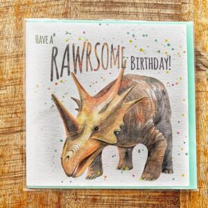 Kaart I Have a rawrsome birthday