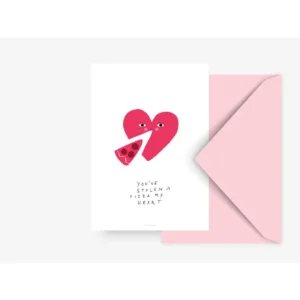 Kaart I You've stolen a pizza heart