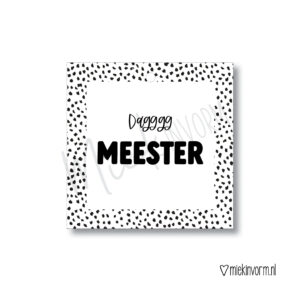 Mini kaart I Daggggg meester