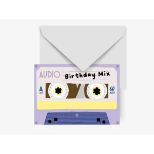 Kaart I Birthday mixed tape