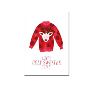 Kaart I Happy ugly sweater time