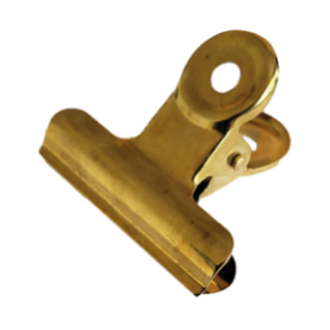 Clip goud 40x37mm (3st)