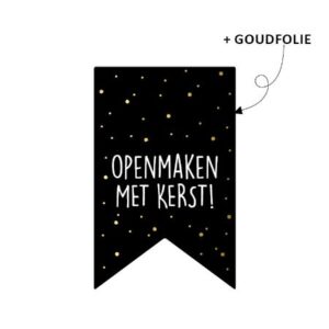 Stickers I Vaantje 'openmaken met kerst' (10st)