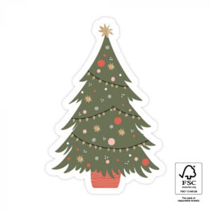 Sticker I Kerstboom (5st)