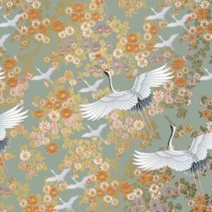Inpakpapier I Kimono green 50x300cm