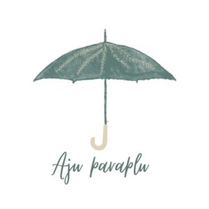 Mini kaartje I Aju paraplu