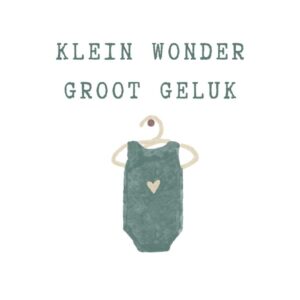Mini kaartje I klein wonder, groot geluk