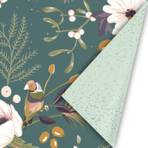 Inpakpapier I Vintage Christmas wax 50x300cm