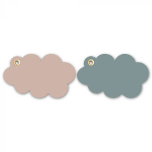 Gift tag duo I baby clouds