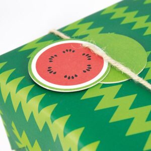 Cadeaulabel watermeloen (2st)