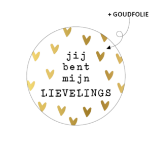 Stickers I Jij bent mijn lievelings (10st)