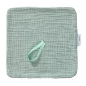 Cottonbaby l speendoekje soft oudgroen