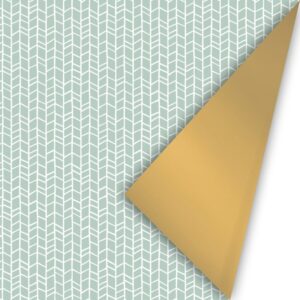 Inpakpapier I New tracks mint groen 50x300cm