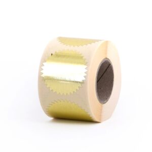 Stickers I Deco star metallic goud (10st)