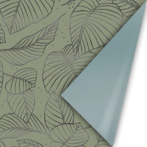 Inpakpapier I Leaves green 50x300cm