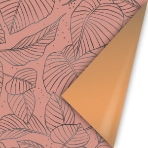 Inpakpapier I Leaves terra 50x300cm
