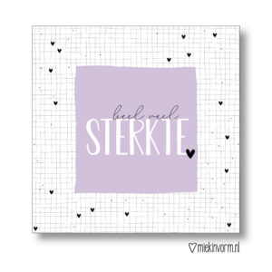 Wenskaart I Heel veel sterkte