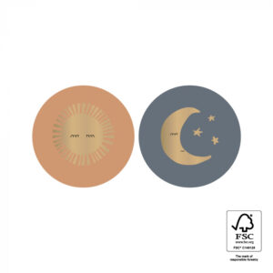 Stickers I zon en maan (10st)