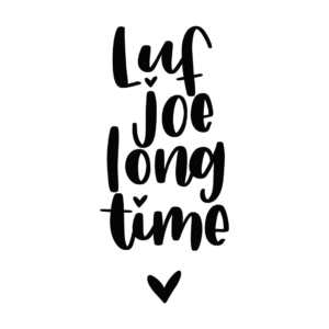 Ansichtkaart I Luf joe long time