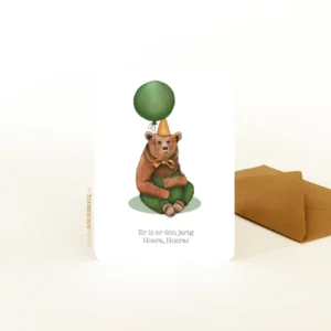 Ansichtkaart I Verjaardag beer