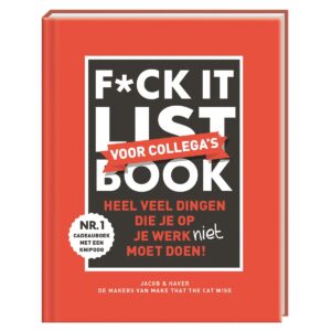 F*ck it list book I voor collega's