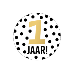 Stickers I 1 jaar (10st)