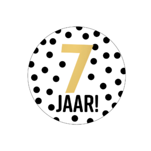 Stickers I 7 jaar (10st)