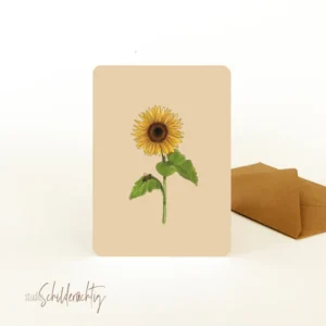 Ansichtkaart I Zonnebloem