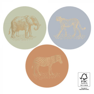 Stickers I jungle vintage gold (10 st)